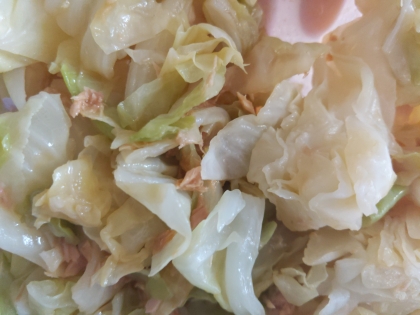 〜レモン汁で作るキャベツとツナのおひたし〜