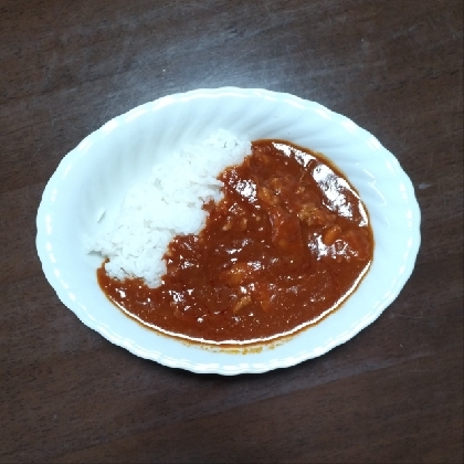 濃厚！鶏むね肉と茄子のトマトカレー＋＋