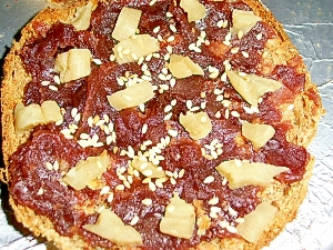 たくあんこトースト