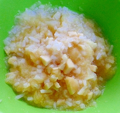 風邪からの回復期に 高野豆腐入りリンゴ味お粥 レシピ 作り方 By J Mammy 楽天レシピ 風邪からの回復期に 高野豆腐入りリンゴ味お粥 レシピ 作り方 By J Mammy 楽天レシピ