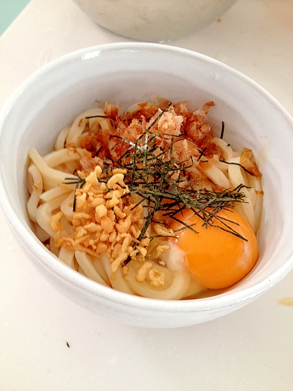 麺つゆで美味しい釜玉うどん レシピ 作り方 By とっこ 楽天レシピ