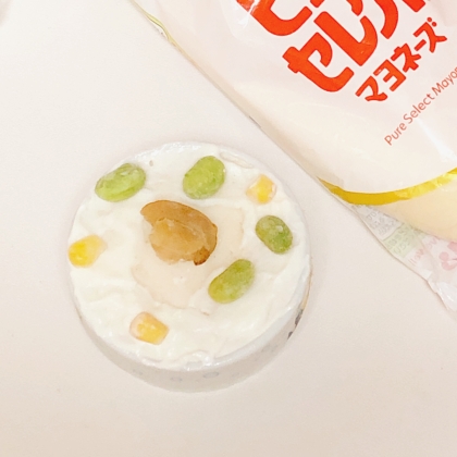 枝豆コーンホタテ貝柱豆乳ヨーグルト♪