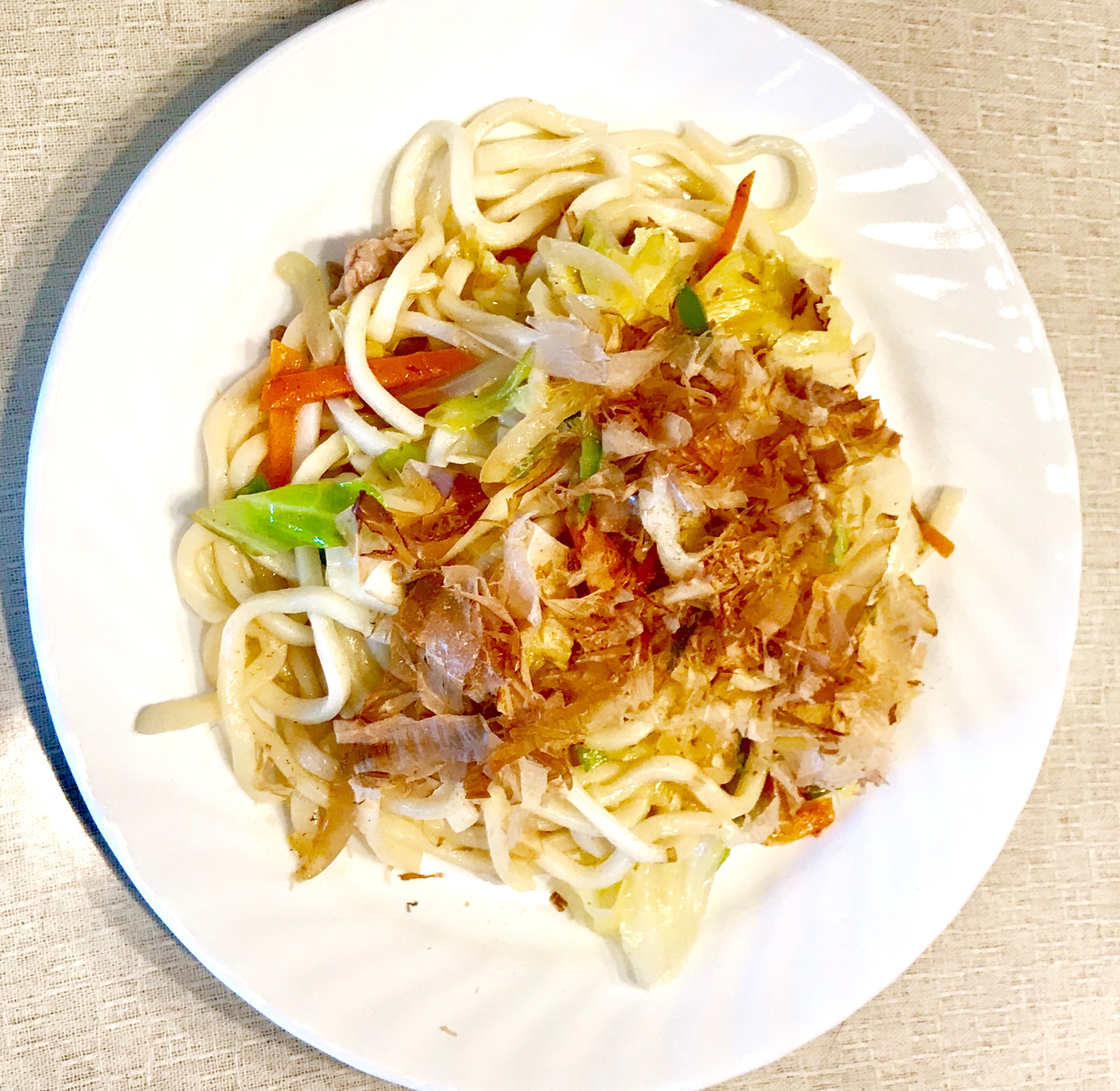 簡単らくらく♫  俺の焼きうどん(ｏ'∀'ｏ)