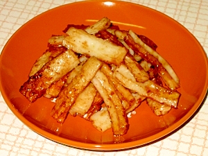 ちくわのバター醤油炒め