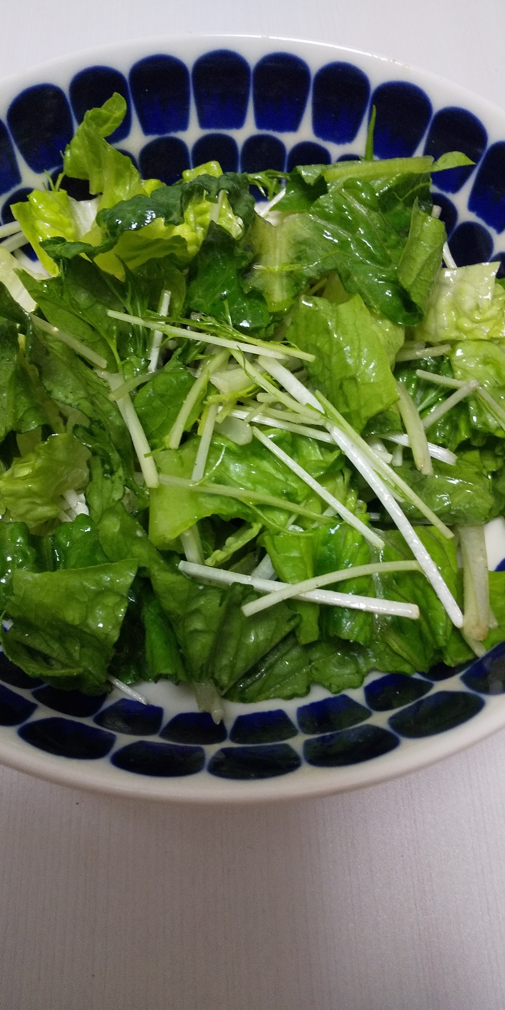 ロメインレタスと水菜のナムル☆
