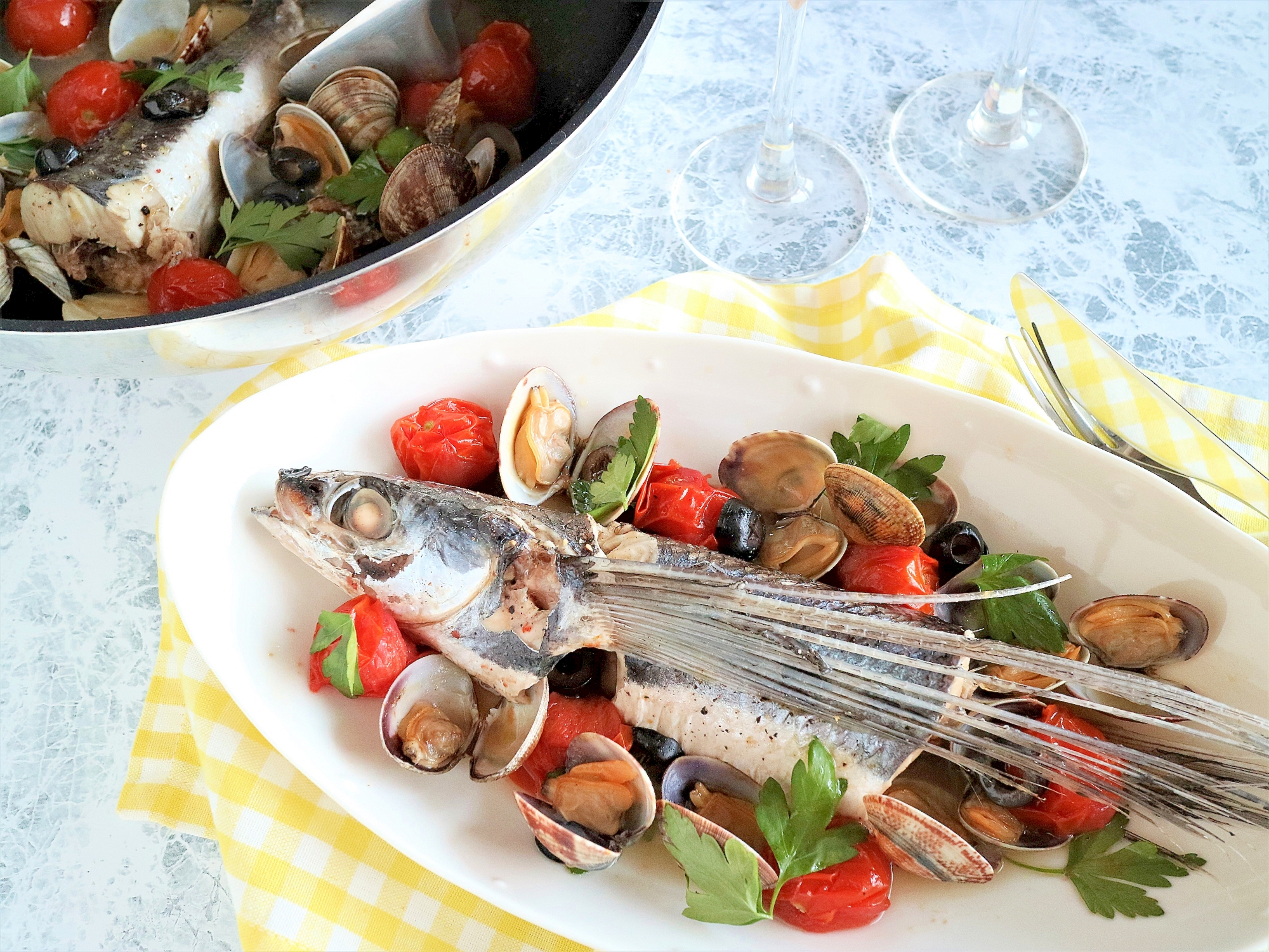 8. トビウオのアクアパッツァ