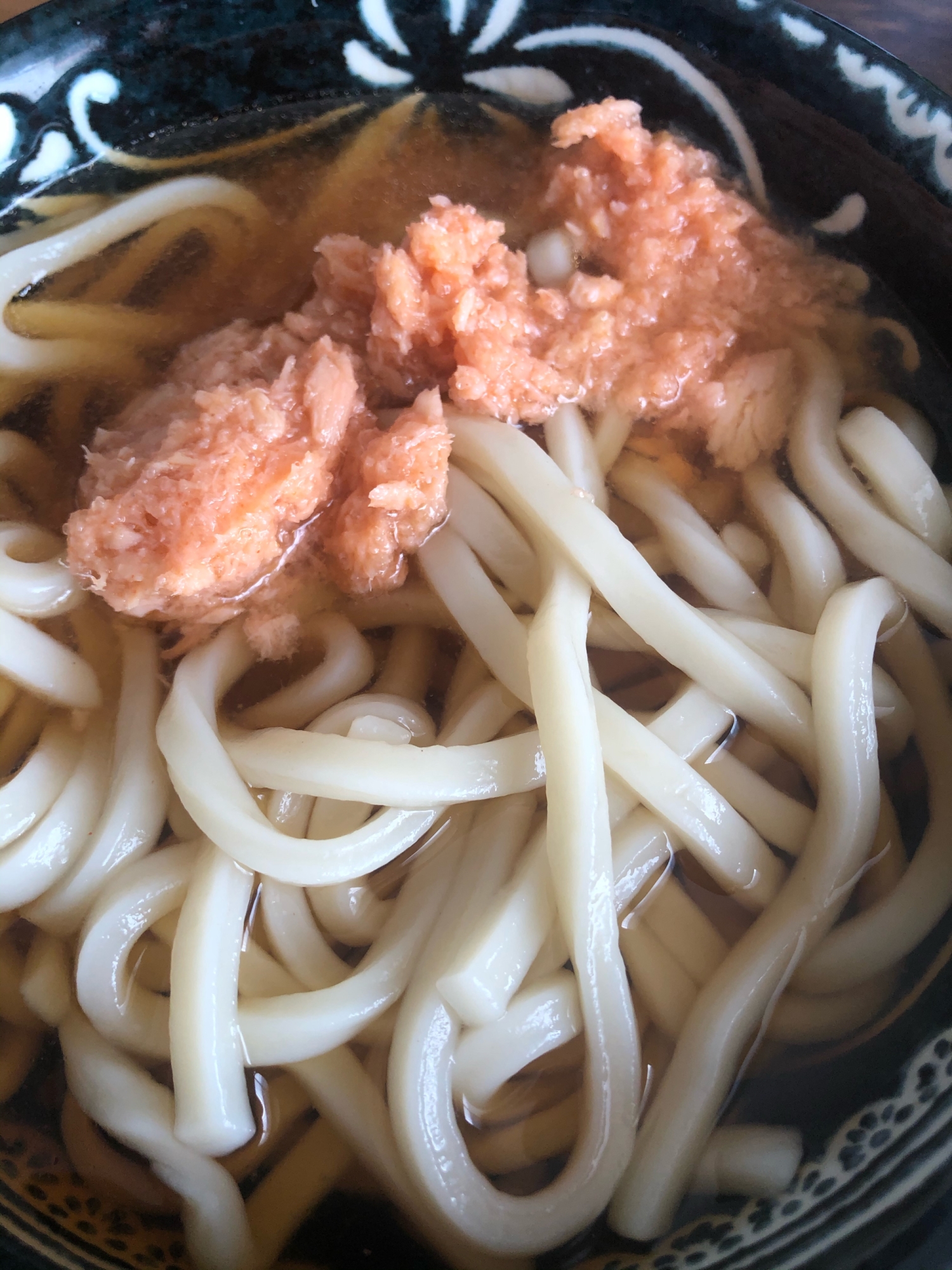 鮭明太うどん