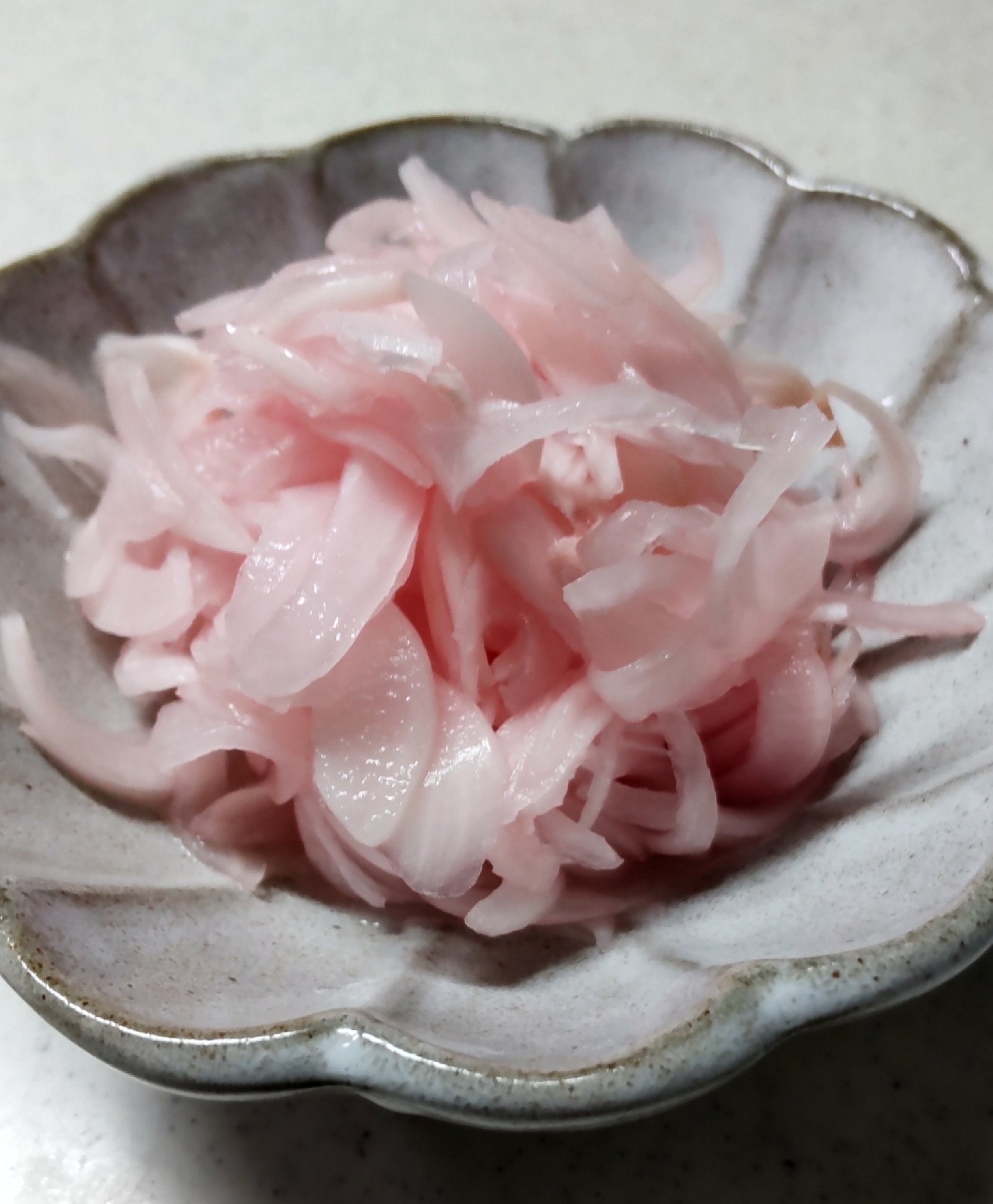 血液サラサラ！玉ねぎのらっきょう酢漬け