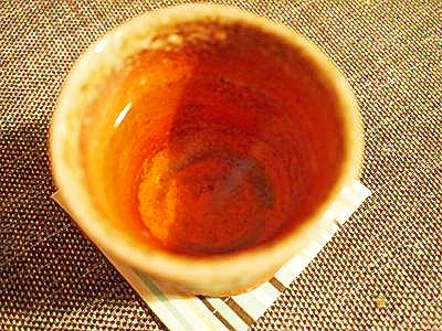 美味しい☆玄米茶で梅酒