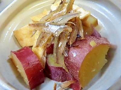 惣菜になるサツマイモの簡単煮物