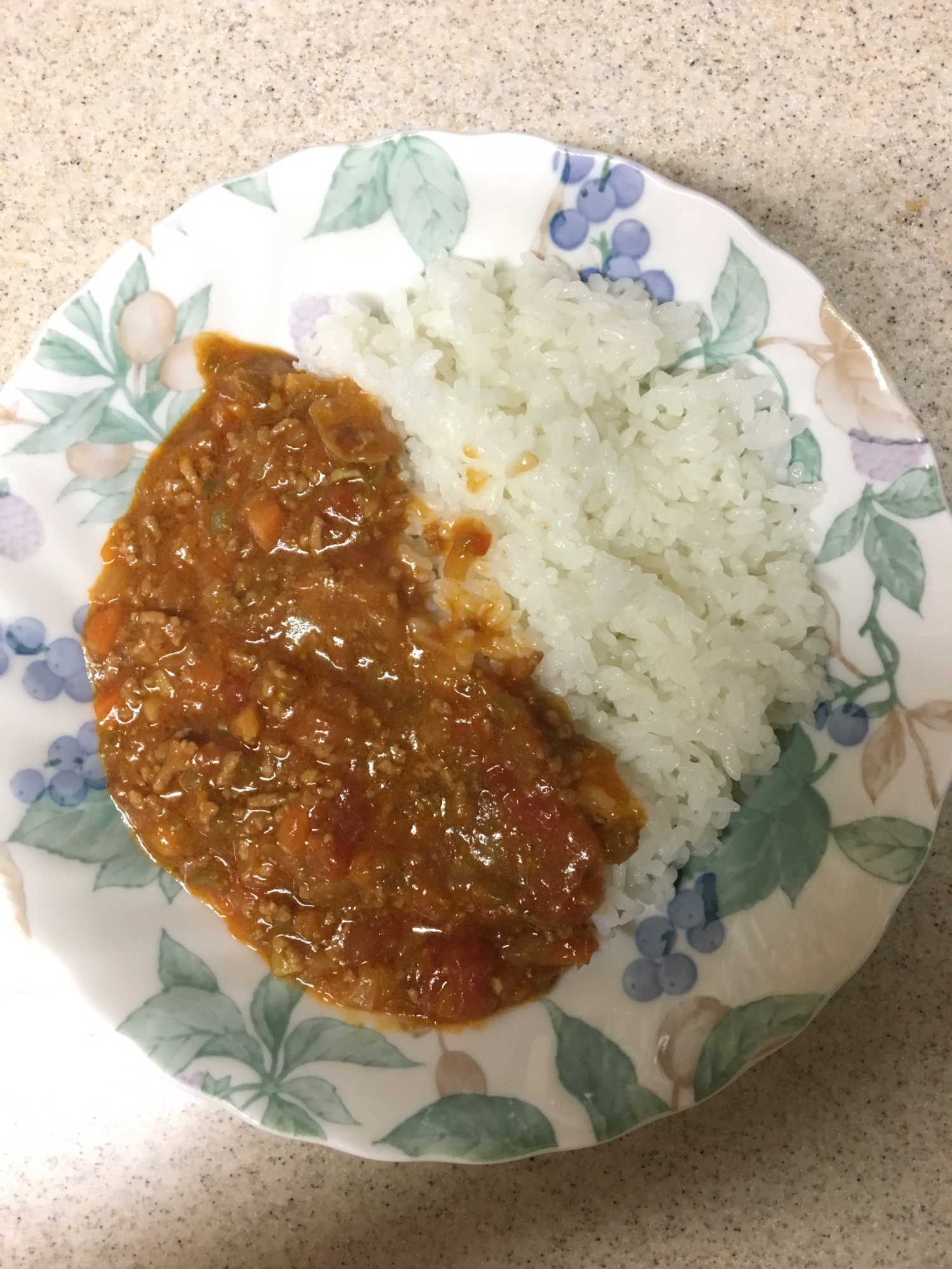 簡単キーマカレー