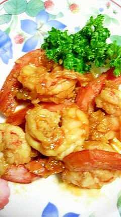 海老のタバスコ ピリ辛炒め レシピ 作り方 By 2727椿 楽天レシピ