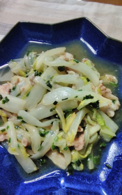 タイ料理大好き～♪しかもお肉の下味なしで簡単に出来るってすごくいい！白菜と葱の消費したかったから５倍の量で作りました(≧ڡ≦*)旨旨♥ごちそうさまでした♪♪