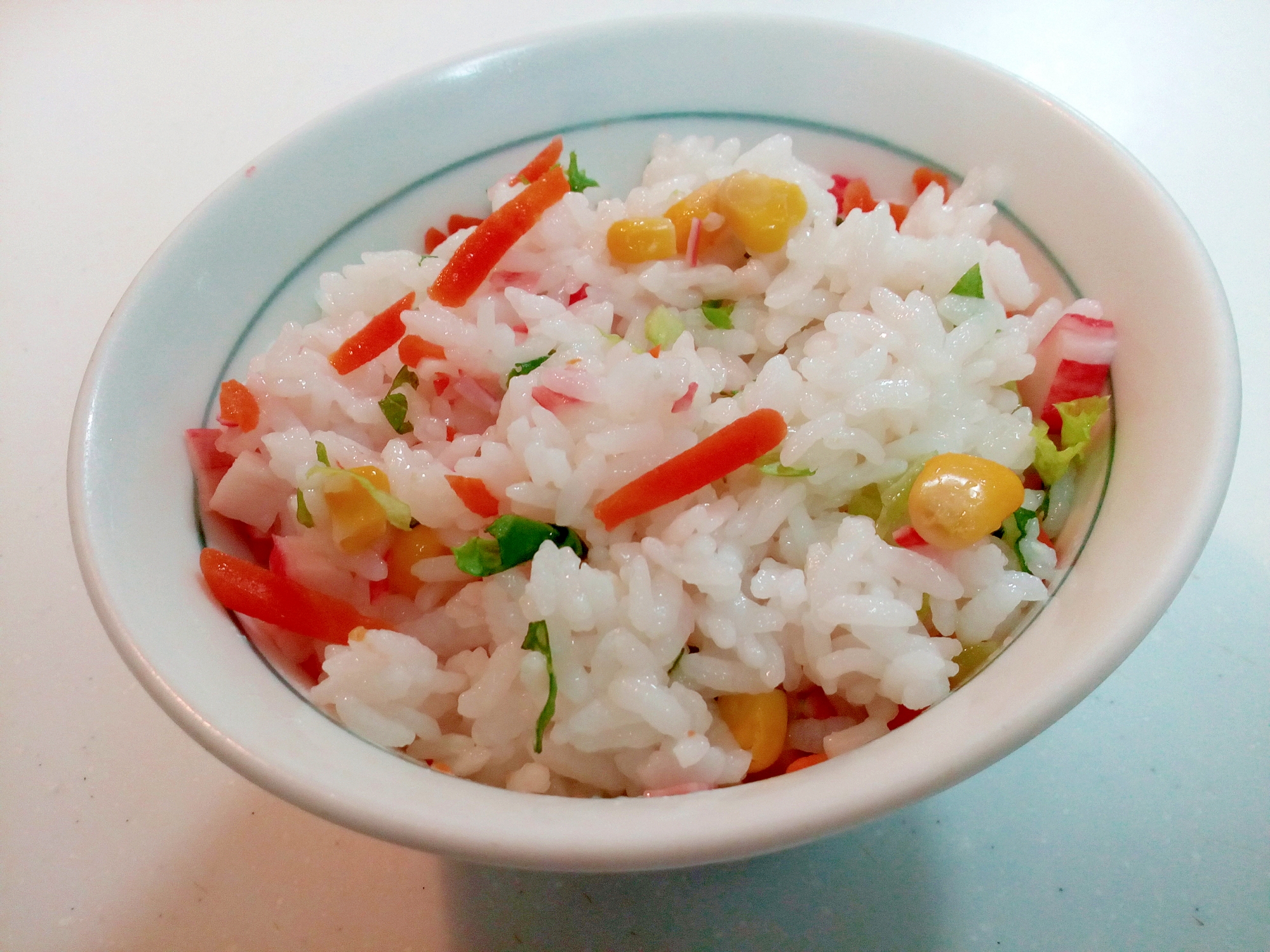 かにかま レタス コーン 人参の混ぜご飯 レシピ 作り方 By ぷ みぃまま 楽天レシピ かにかま レタス コーン 人参の混ぜご飯 レシピ 作り方 By ぷ みぃまま 楽天レシピ