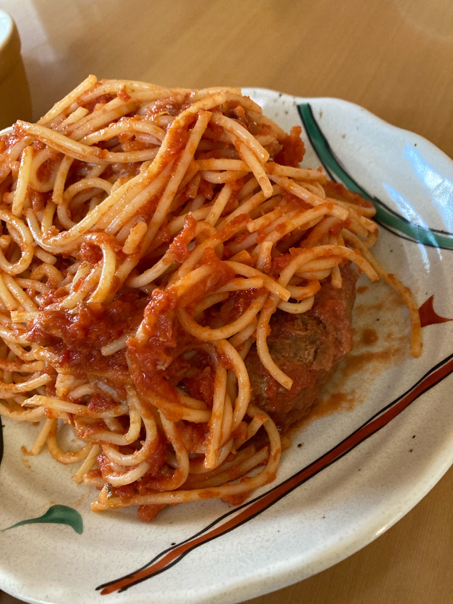 濃厚イタリアンハンバーグソースのスパゲッティ