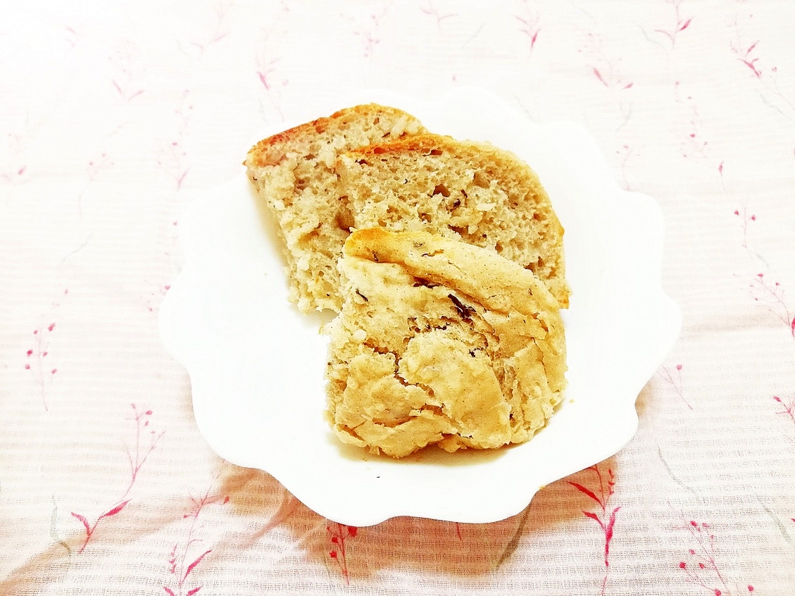 シナモン＆紅茶風味♪薄力粉で作るHB御飯パン