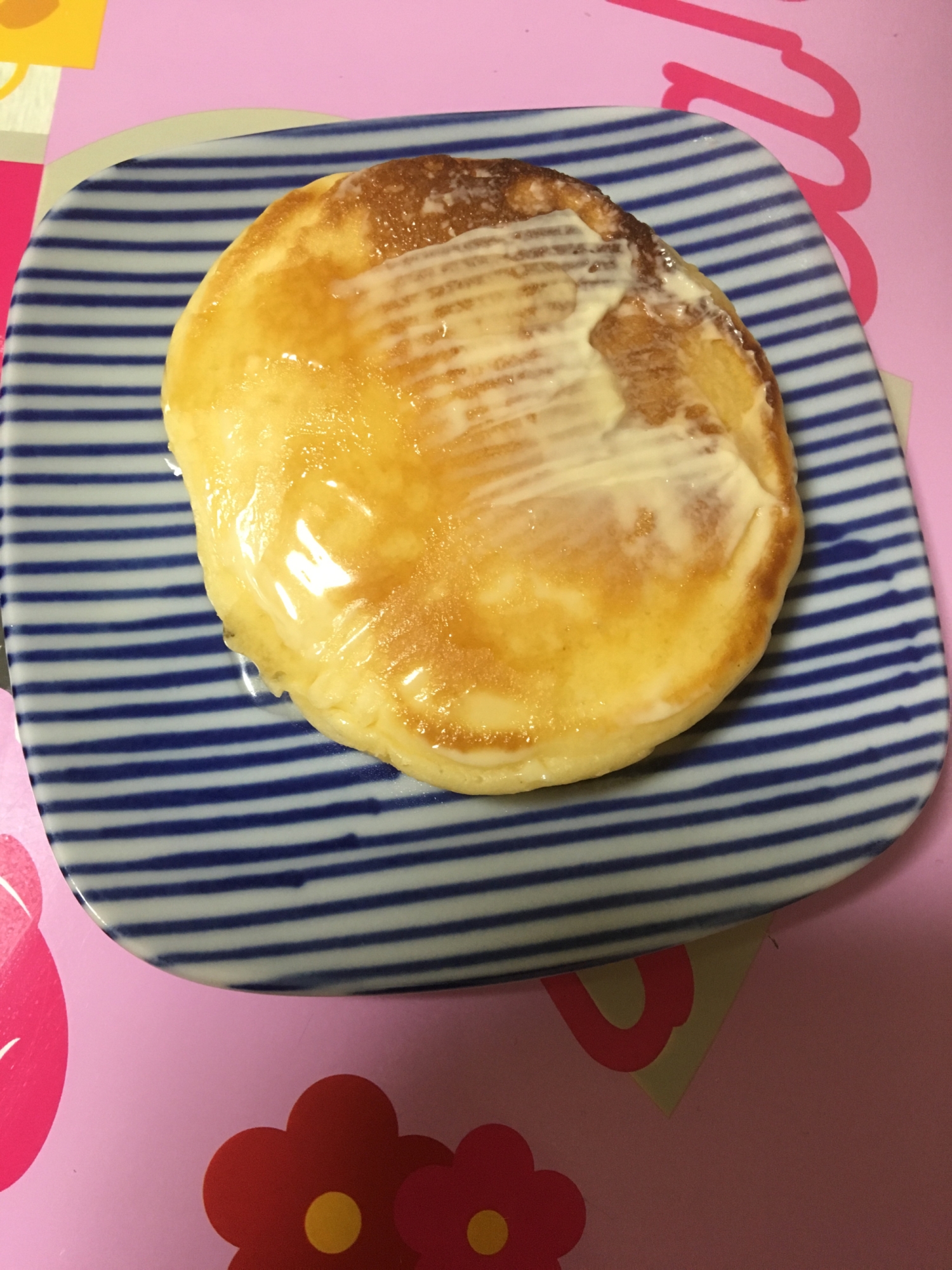 フルーツジュース入り☆ホットケーキ(^○^)