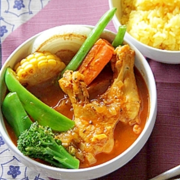 本格っぽいけど簡単 骨付きチキンのスープカレー レシピ 作り方 By ひで 楽天レシピ 本格っぽいけど簡単 骨付きチキンのスープカレー レシピ 作り方 By ひで 楽天レシピ