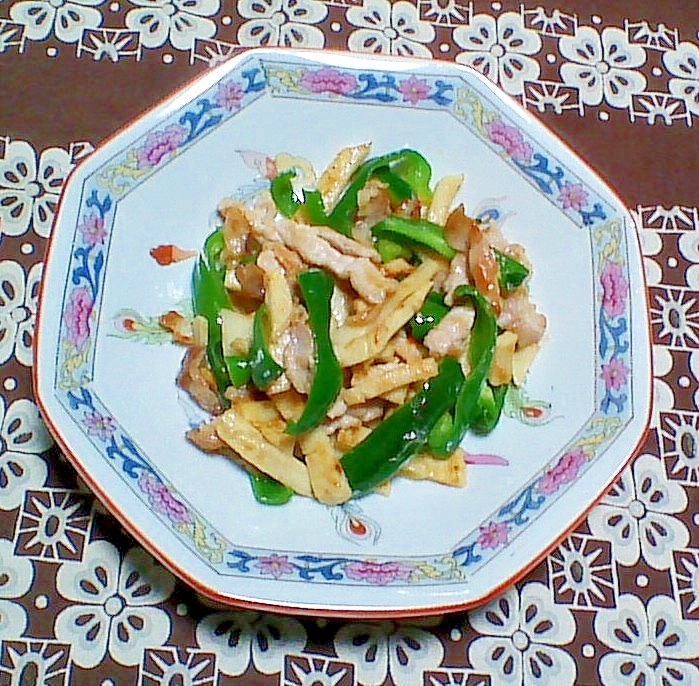 青椒肉絲(たけのこ・ピーマン・豚肩ロース)