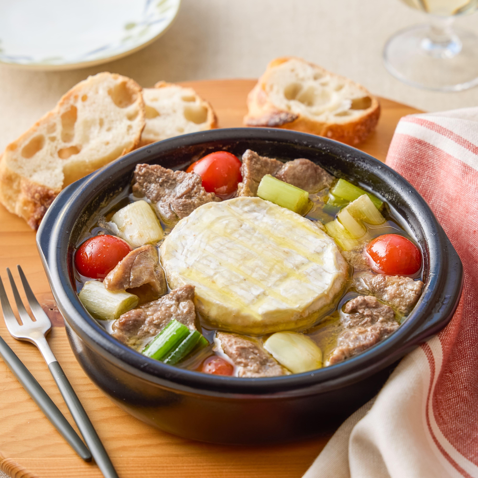 厚切り牛タンアヒージョ