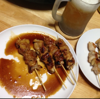 初めて焼き鳥を作りましたがおかげで美味しく食べることができました(=ﾟωﾟ)ﾉ
また作りたいと思います♪