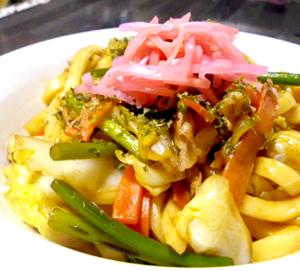ジンギスカンたれで美味しい ジンたれ焼きうどん レシピ 作り方 By あひる課長 楽天レシピ