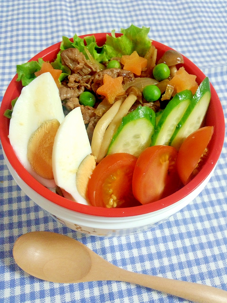 牛肉と玉ねぎの甘辛煮丼弁当