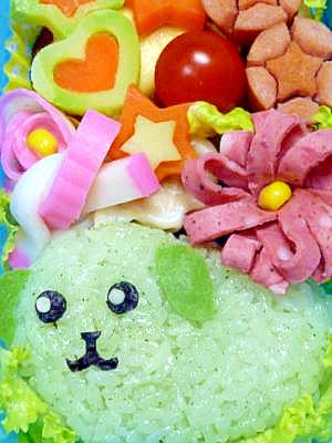 かんたん(´◕ܫ◕｀)「キャラ弁♥豆しば」