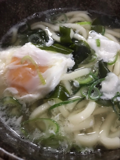 わかめとろろうどん♡