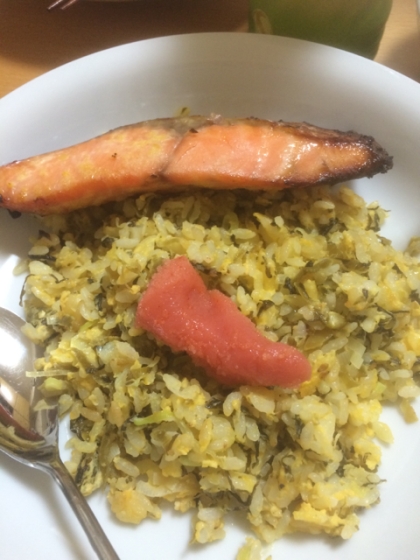 パラパラ☆ぱぱっと高菜チャーハン