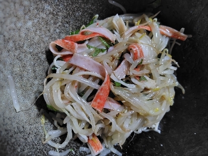 病みつき間違いなし☆もやしとほうれん草のナムル