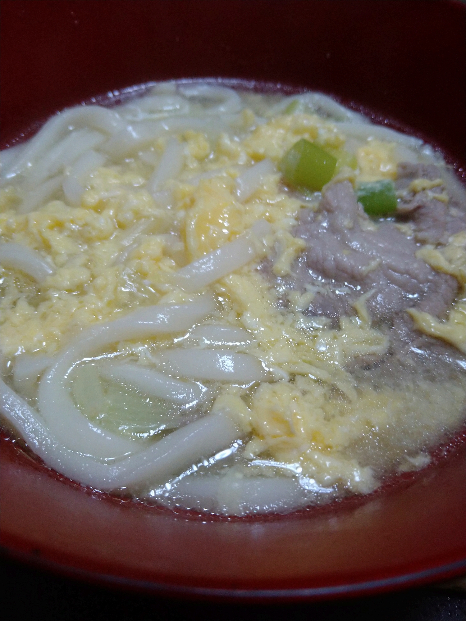 肉たまうどん