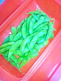 枝豆★ルクエ×電子レンジ
