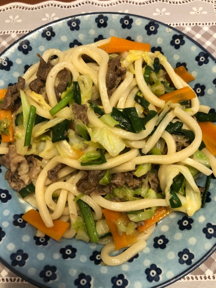 野菜たっぷり☆五目焼きうどん☆