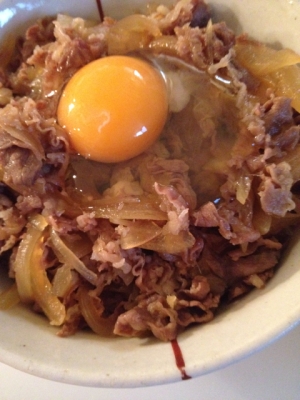 我が家の牛丼