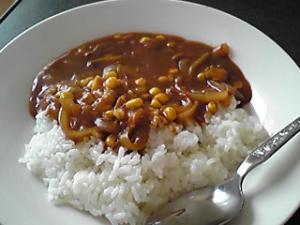 ツナとコーンで時短カレー