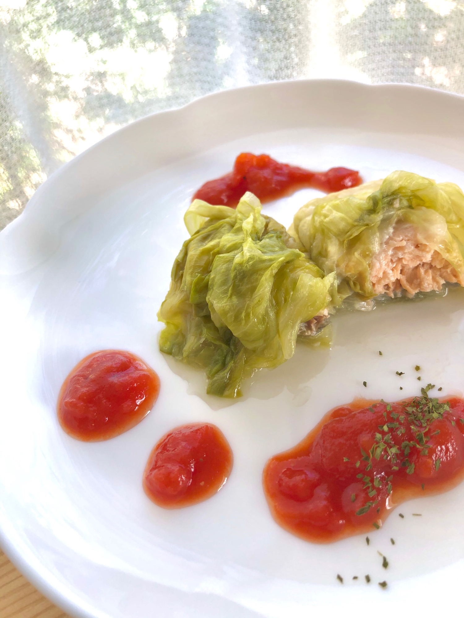 ★鮭の切り身で超簡単!ロールレタス★