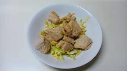 鶏もも肉の　味噌漬け焼き