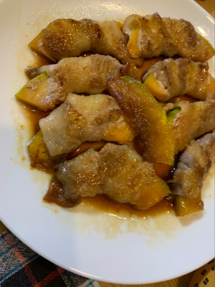 照り焼きソースに絡めました！おいしかったです！
