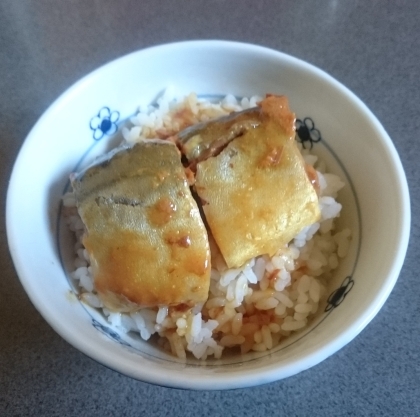 丼にしました。ごちそうサバでした！