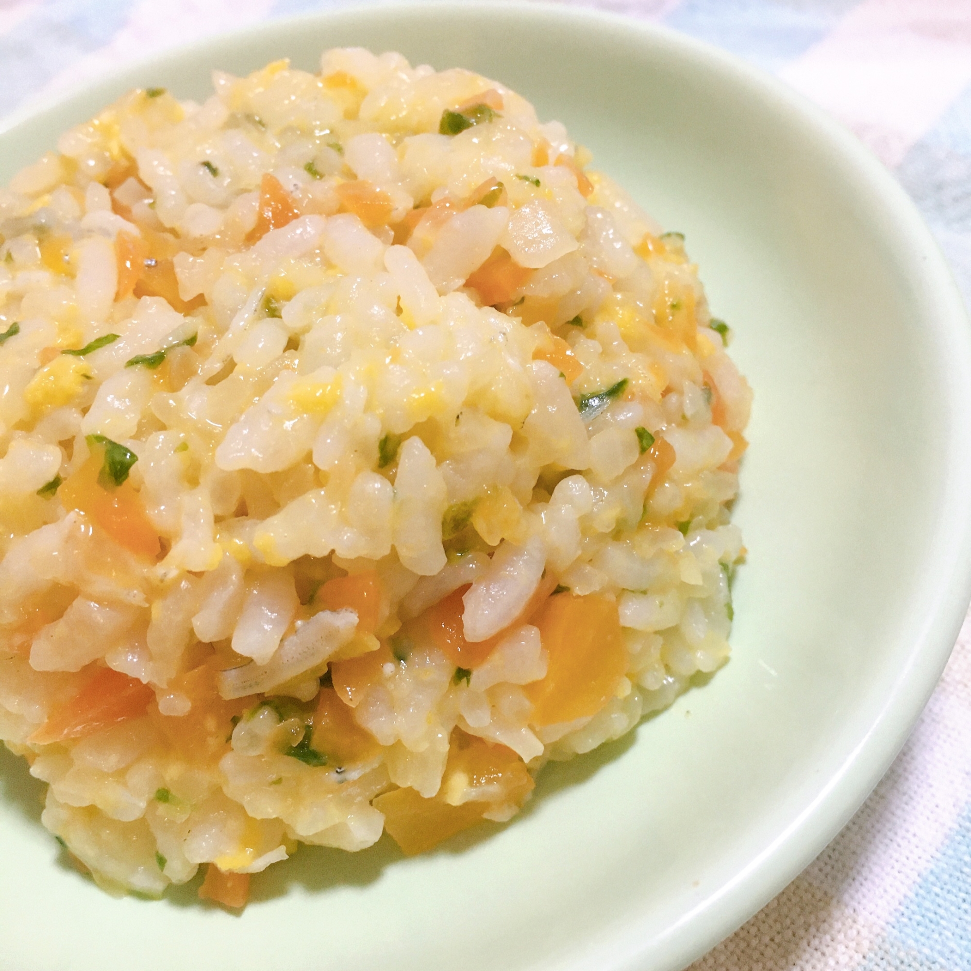 離乳食後期 しらすとたっぷり野菜の炒飯 簡単 レシピ 作り方 By Himamama 0401 楽天レシピ