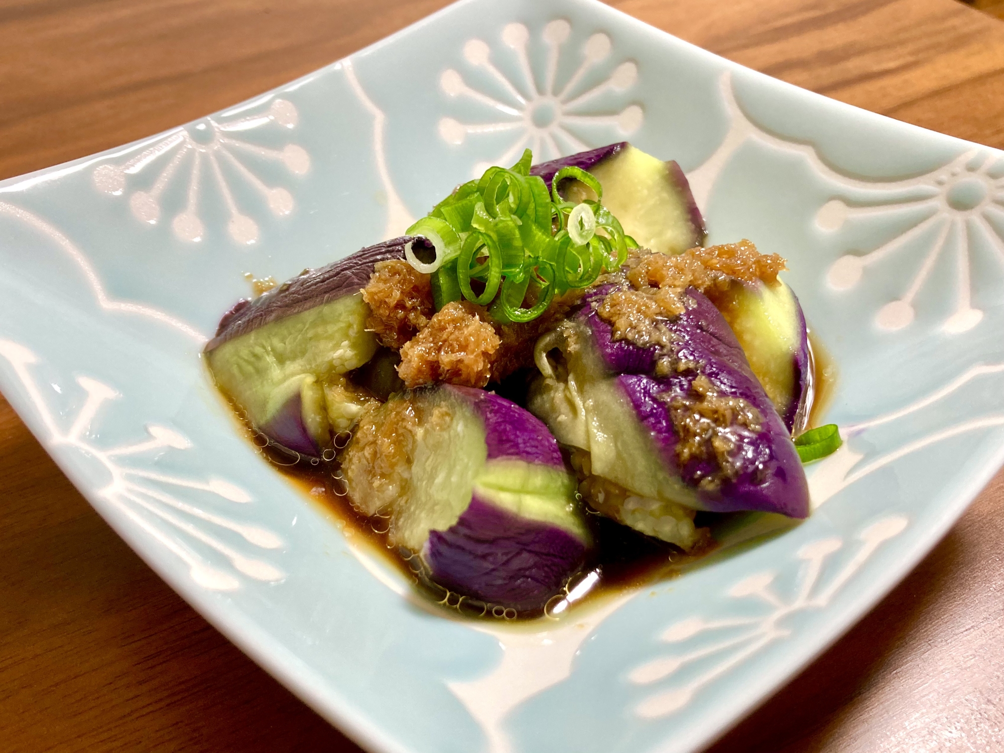 レンジで簡単＊蒸し茄子の生姜醤油がけ