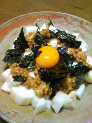 簡単☆山芋と納豆のねばねばサラダ