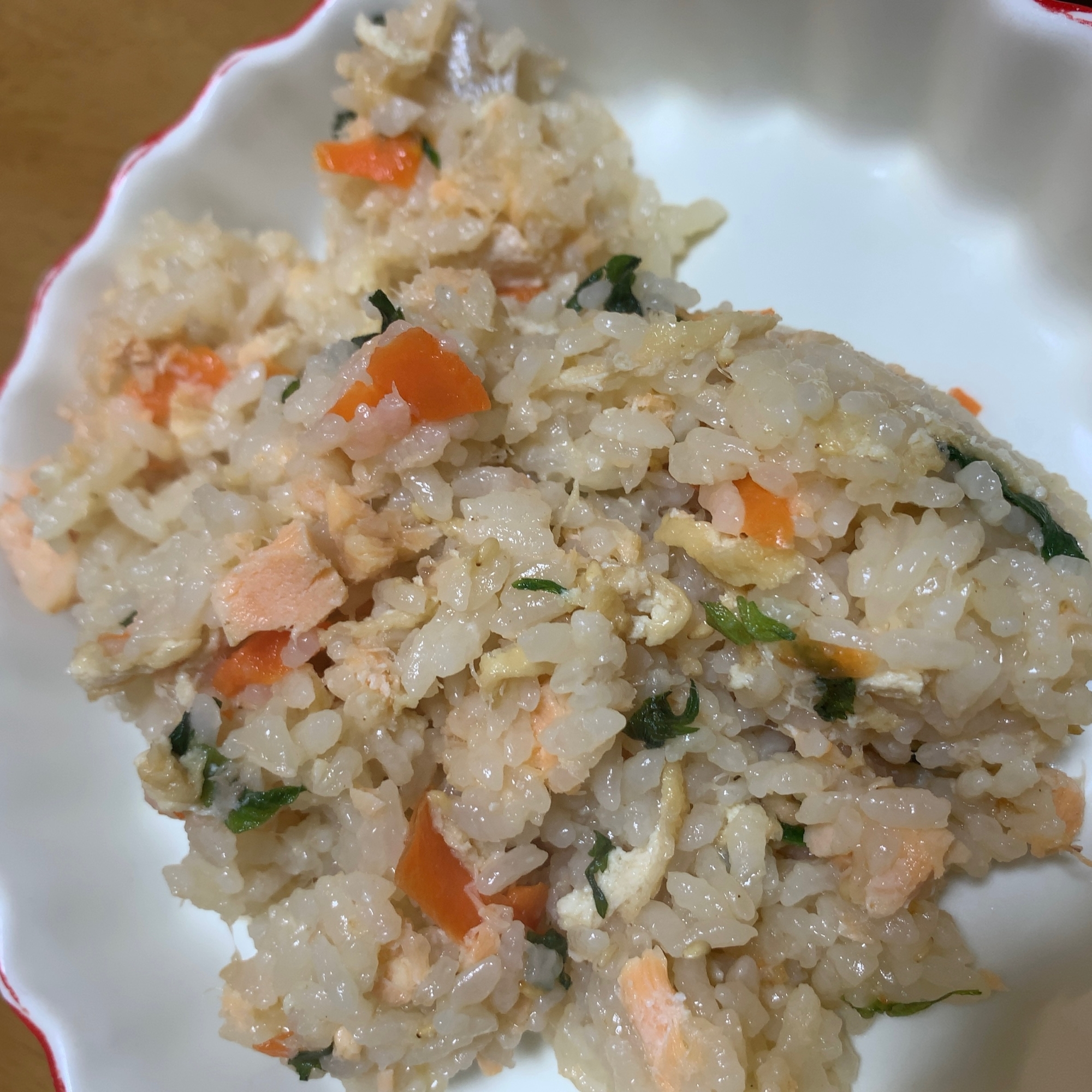 大葉香る♬鮭の炊き込みご飯