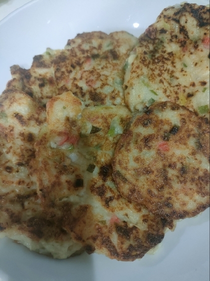 豆腐とカニカマのおやき