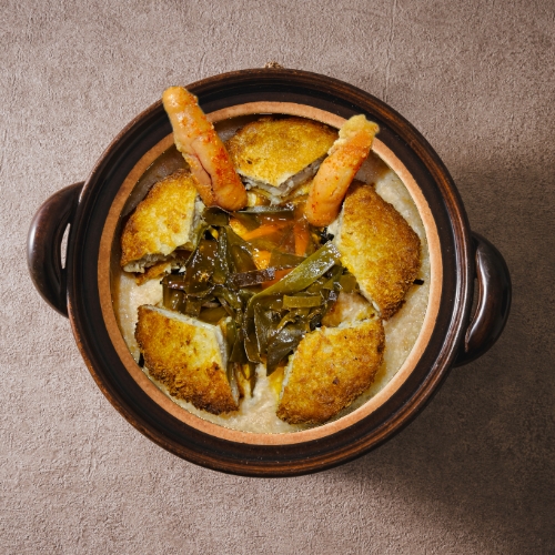 酢昆布漬け卵黄明太とろろダイビングまぐろメンチカツ