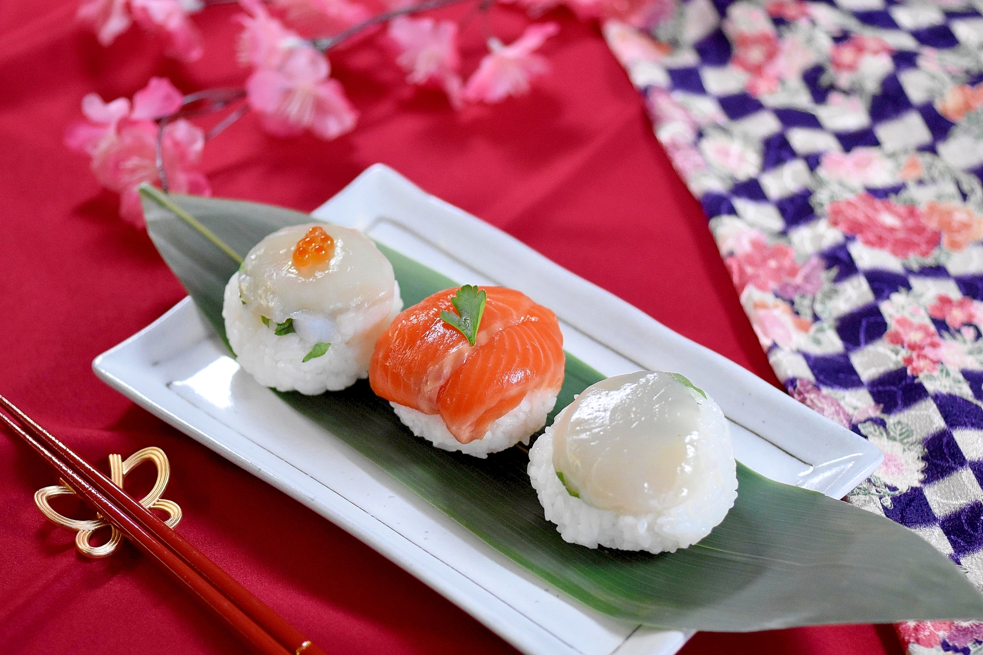 華やか艶やか！簡単コロっと手まり寿司