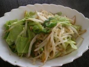 春キャベツとピーマンのもやし炒め レシピ 作り方 By Saraman 楽天レシピ
