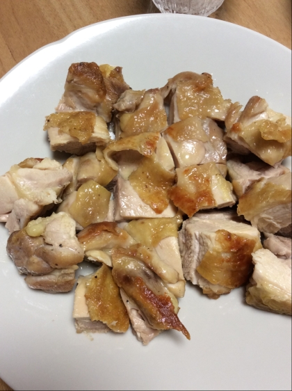 漬け込んで焼くだけなのに、美味♪小さな子供も食べるので小さく切りました。完食でした！