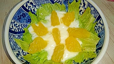 甘夏レタスのヨーグルトサラダ